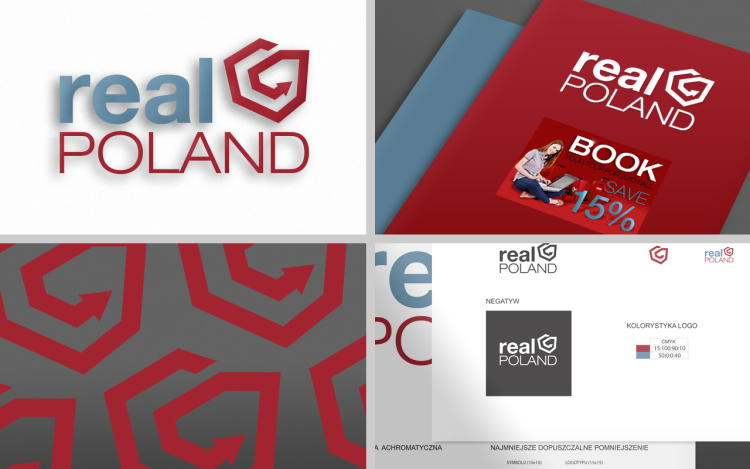 MVIZUAL agencja reklamowa olsztyn projekt logo logotypu ci REAL POLAND